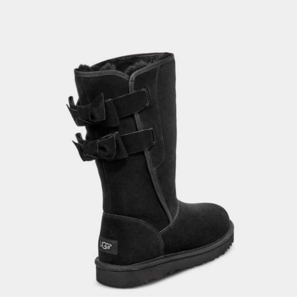 UGG Allegra Bow II Black - Picture 2 of 8